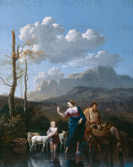 Return of the Holy Family from Egypt, 1662. Creator: Karel Du Jardin.