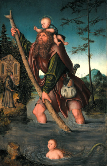 Saint Christopher, between 1518 and 1520. Creator: Lucas Cranach the Elder.