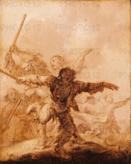 Angry Blows, between 1625 and 1640. Creator: Adriaen van de Venne.