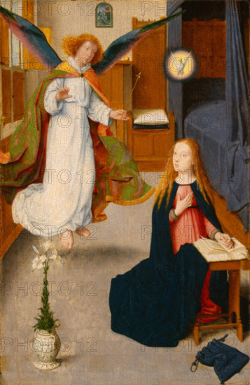 The Annunciation, c1490. Creator: Gerard David.