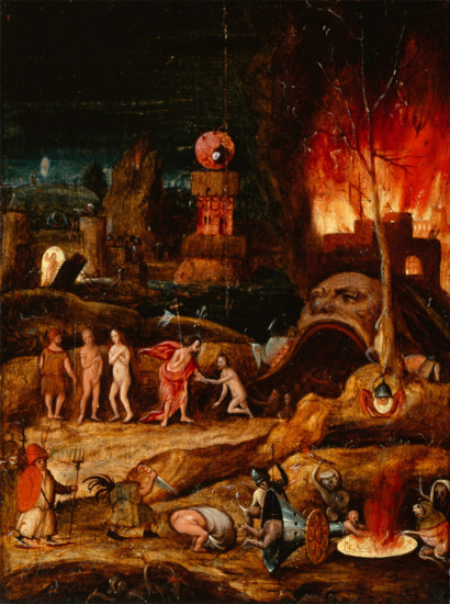 Christ in Limbo, c1540s. Creator: Herri met de Bles.