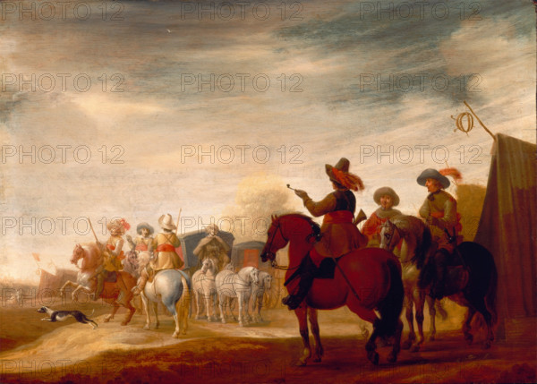 Military Camp, 1642. Creator: Jan Jacobsz van der Stoffe.