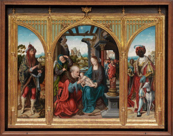 Adoration of the Magi, c1525. Creator: Joos van Cleve.