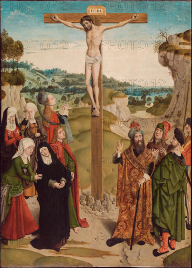 Crucifixion, c1485. Creator: Master of the Tiburtine Sibyl.