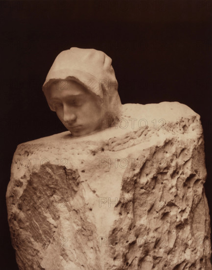 Thought by Auguste Rodin, between 1867 and 1870. Creators: Adolphe Braun, Auguste Rodin.