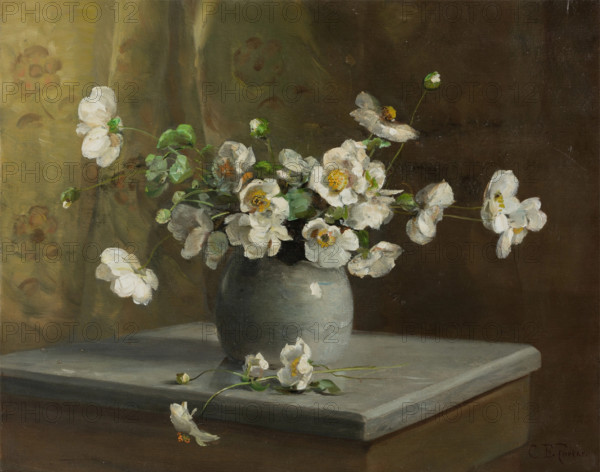 Floral Still Life, between 1880 and 1890. Creator: Charles Ethan Porter.