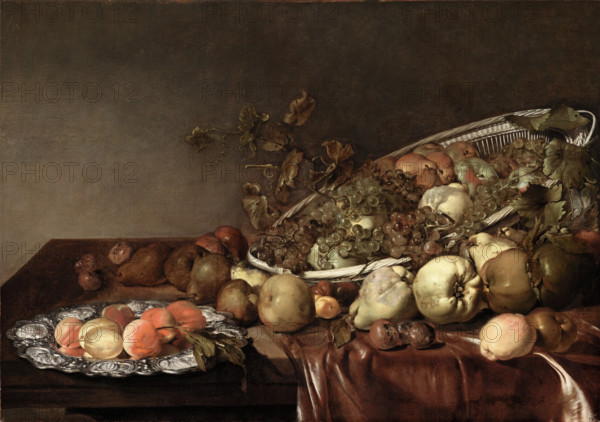 Still Life with Fruit, c1630. Creator: Claes van Heussen.