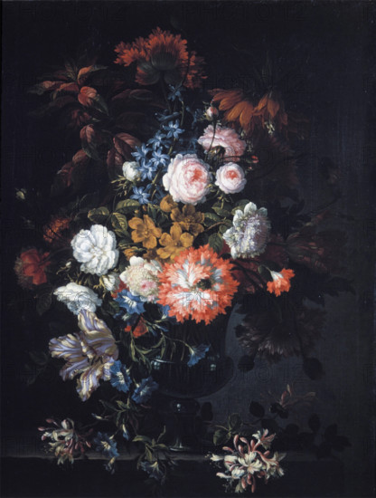 Still Life with Flowers,  c1660-1690. Creator: Jean-Baptisite Monnoyer.