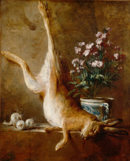 Still Life with Dead Hare, c1760. Creator: Jean-Simeon Chardin.