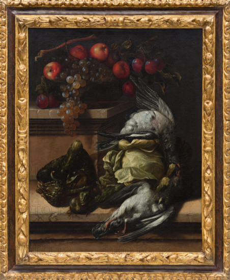 Still Life with Fruit, Vegetables and Wild Fowl, between 1628 and 1659. Creator: Juan de Espinosa.