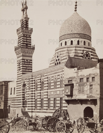 Mosque of Emir Ackbar, Cairo, 19th century. Creator: Anon.