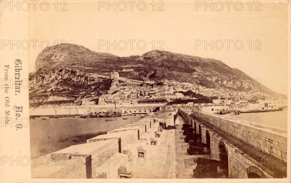 From the Old Mole, Gibraltar, 19th century. Creator: Anon.