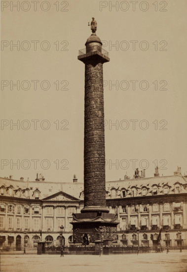 Vendome Column, Paris, between 1860 and 1870. Creator: Edouard Baldus.