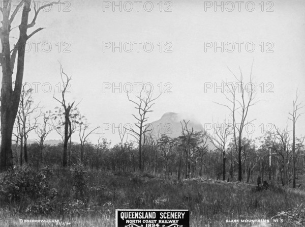 Glasshouse Mountains, Tibberoowuccum, 1894. Creator: Unknown.
