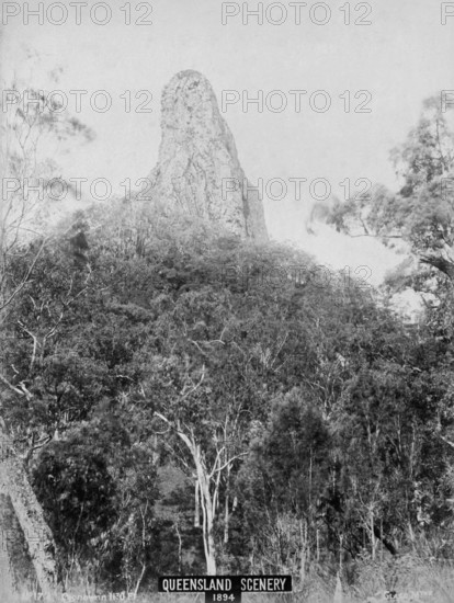 Glasshouse Mountains, Coonowrin 2, 1894. Creator: Unknown.