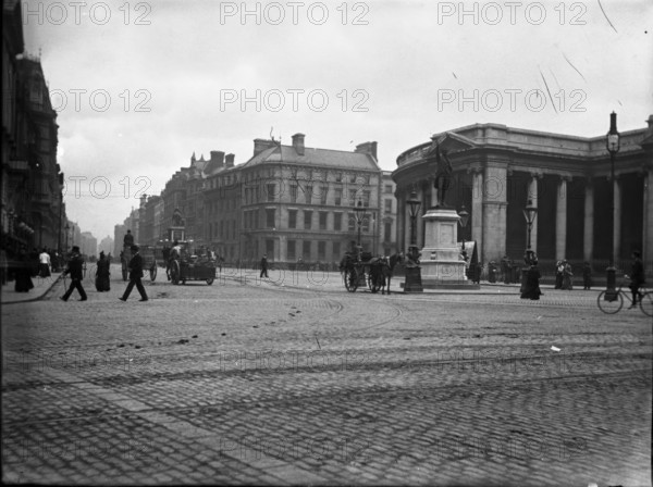 Dame Street scene, Dublin, Ireland c1895. Creator: Unknown.