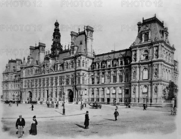 Hotel De Ville, Paris. Creator: Unknown.