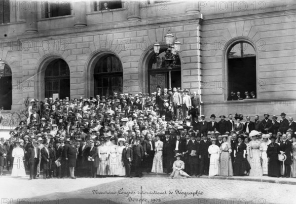 Congress international de Geographie Geneve, 1908. Creator: Unknown.
