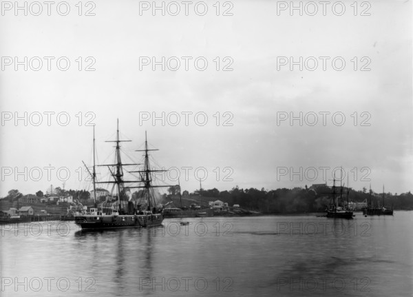 H.M.S. Royalist Brisbane visit, 1895. Creator: Unknown.