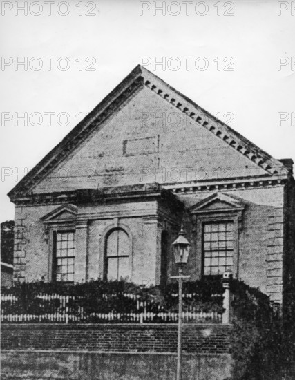 Dr Lang's United Church, William Street, 1850. Creator: Unknown.