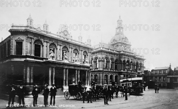 Post Office and Town Hall, Ipswich, England. Creator: Unknown.