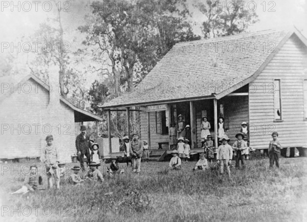 Loganholme, Queensland, One Teacher School, 1895. Creator: Unknown.