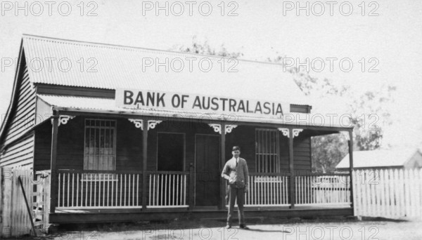 Bank of Australasia, Cooyar - W.E. Perry, 1925. Creator: Jack Bain.