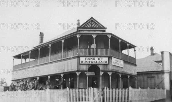 Bank of Australasia,  Charlotte Street, Crows Nest, Queensland, 1924. Creator: Jack Bain.