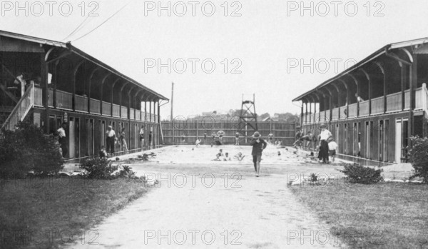 Ipswich Baths (Bremer Street Baths), Ipswich, Queensland, 1928. Creator: Jack Bain.