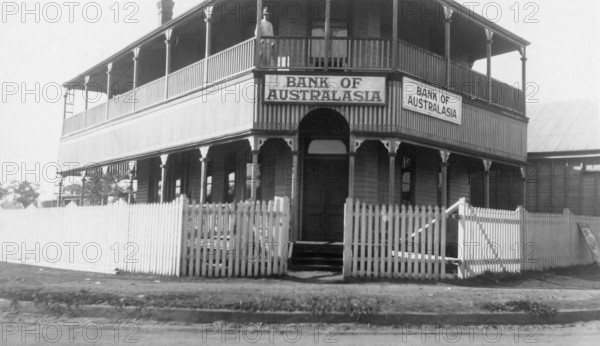 Bank of Australasia, Charlotte Street, Crows Nest, Queensland, 1935. Creator: Jack Bain.