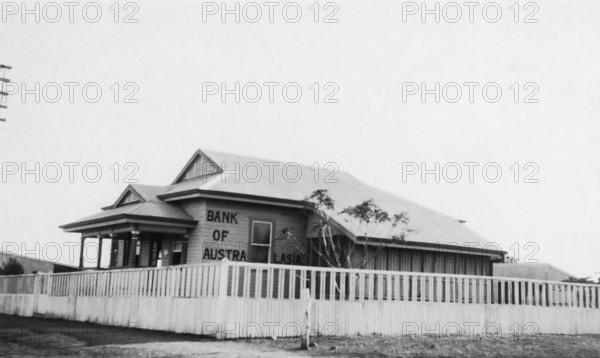 Bank of Australasia, Richmond, Queensland, 1935. Creator: Jack Bain.