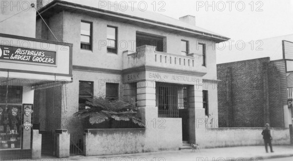 Bank of Australasia, Smith Street, Kempsey, New South Wales, 1935. Creator: Jack Bain.