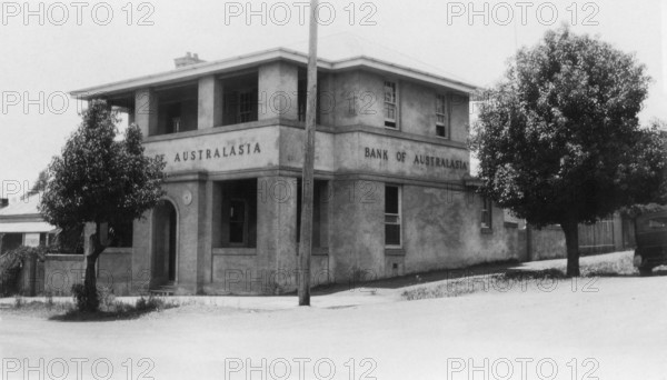 Bank of Australasia, Unknown branch, 1935. Creator: Jack Bain.