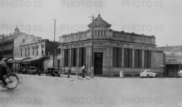 Bank of Australasia, 157 East Street, Rockhampton, Queensland, 1944. Creator: Jack Bain.