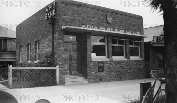 ANZ Bank, Formerly - Bank of Australasia, Caboolture, Queensland, 1955. Creator: Jack Bain.