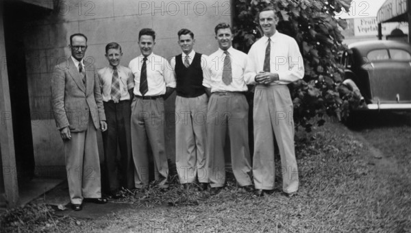 ANZ Bank, Formerly - Bank of Australasia, Kingaroy, Queensland, 1954. Creator: Jack Bain.