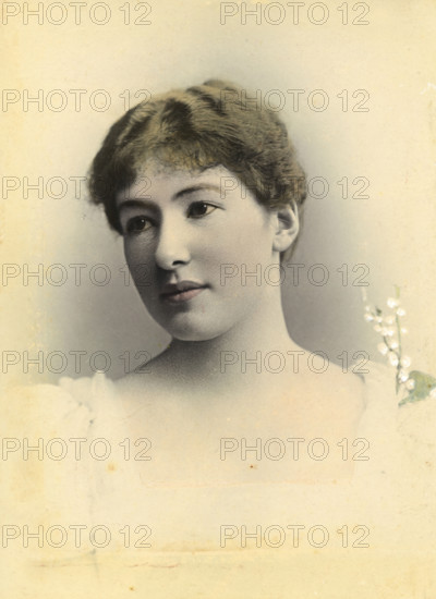 Studio portrait of Miss Breden (Dublin), 1898. Creators: Chancellor and Son, John Chancellor.