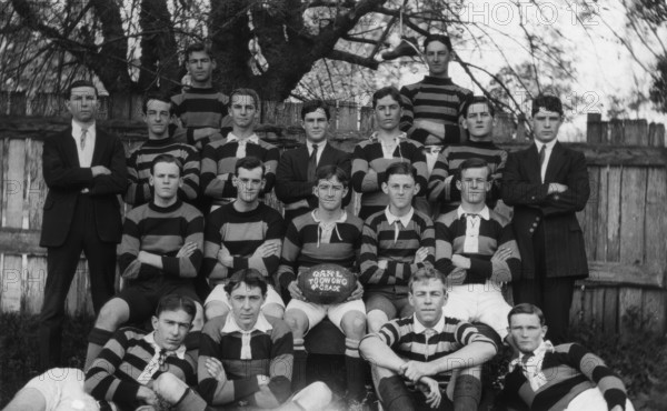 Football team - QARL Toowong 4th Grade, 1909. Creator: Robert Augustus Henry L'Estrange.