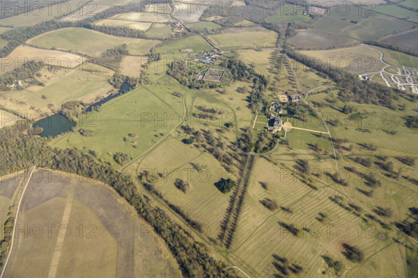 Wimpole Park, landscape park to Wimpole House, Cambridgeshire, 2025. Creator: Damian Grady.