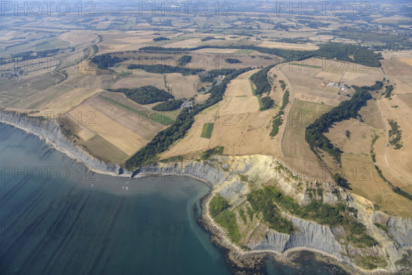 Encombe, an 18 century park with an extensive circuit of carriage rides, Dorset, 2025. Creator: Damian Grady.