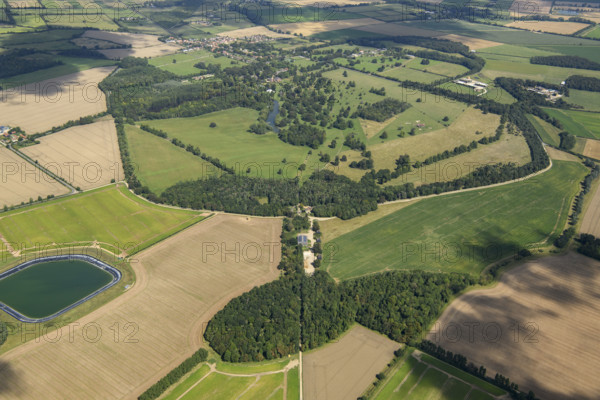 Chippenham Hall landscape park, Cambridgeshire, 2023. Creator: Damian Grady.