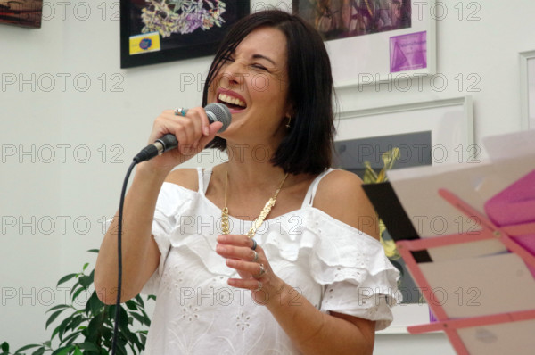 Jo Harrop, Jo Harrop and Friends, Clocktower Cafe Jazz Club, Croyden, London, 29 May 2025. Creator: Brian O'Connor.