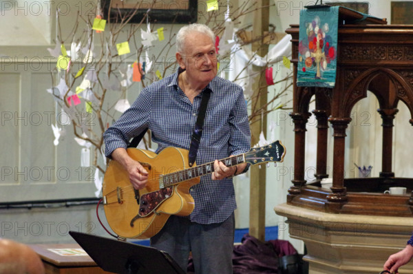 Jim Mullen, Zoe Francis and Friends, Chris Coull Promotion, St Andrew’s Church, Hove, July 2025. Creator: Brian O'Connor.