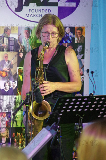 Karen Sharp, iG4, Watermill Jazz Club, Dorking, Surrey, 17 June 2025. Creator: Brian O'Connor.