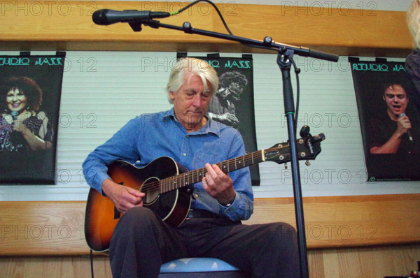 Nils Solberg, Mike Piggott’s Hot Club Trio, The Hawth, Crawley, West Sussex, 20 July 2025. Creator: Brian O'Connor.