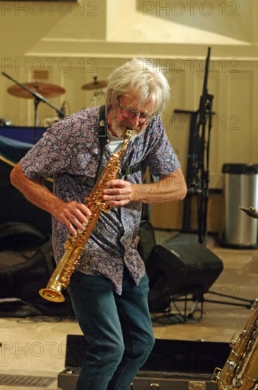Tim Whitehead, Tim Whitehead Quintet, Chris Coull Promotion, St Andrew’s Church, August 2025. Creator: Brian O'Connor.