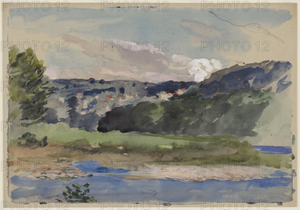 Chepstow, late 19th century. Creator: Philip Wilson Steer.