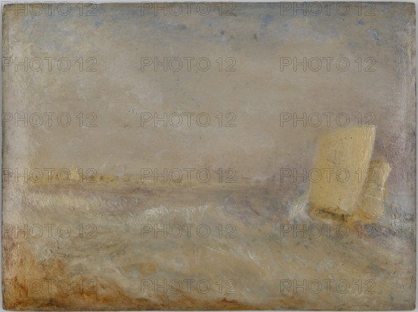 A Sailing boat off Deal, c1835. Creator: JMW Turner.