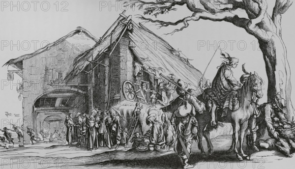 The stopping place of the gypsies: the fortune-tellers, 1878.  Creator: Unknown.