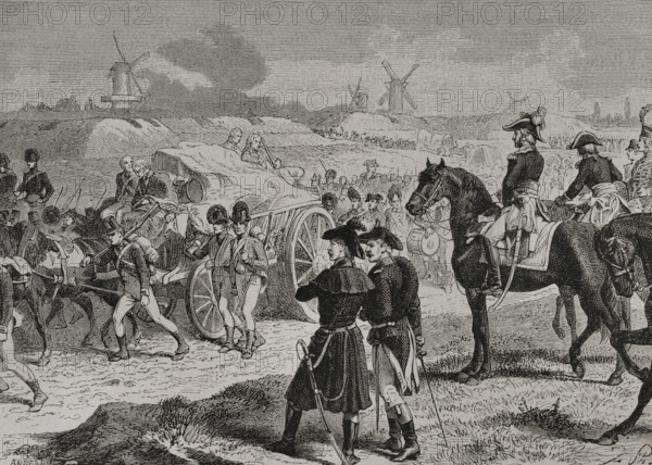 French Revolutionary Wars: Anglo-Russian invasion of Holland (27 August to 19 November 1799), 1879.  Creator: J Ansseau.